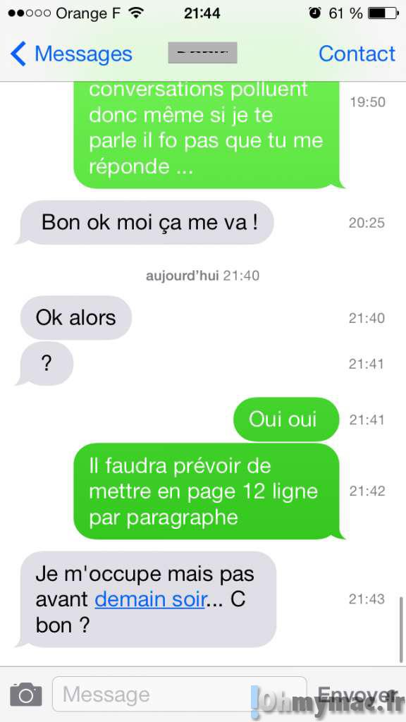 comment avoir les imessage