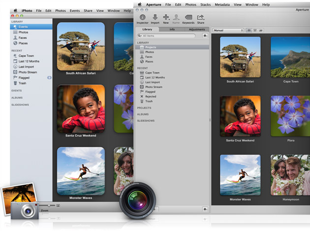 Aperture et iPhoto ont maintenant la même bibliothèque photos