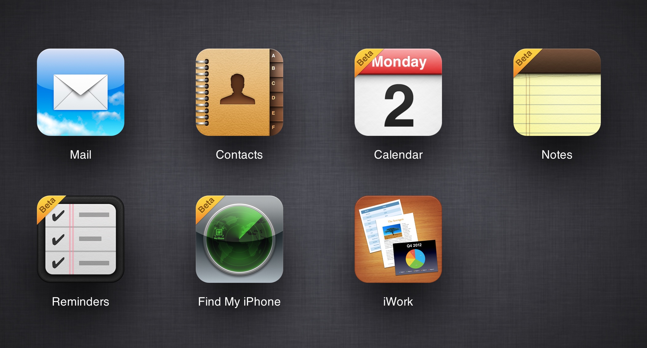 De nouvelles applications iCloud: Notes et Rappels