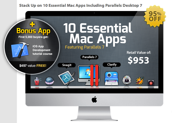 Un nouveau Bundle avec Parallels, Hands Off!, Snagit, iGlasses,…