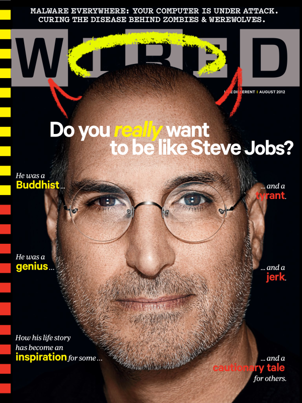 Steve Jobs en couverture de Wired