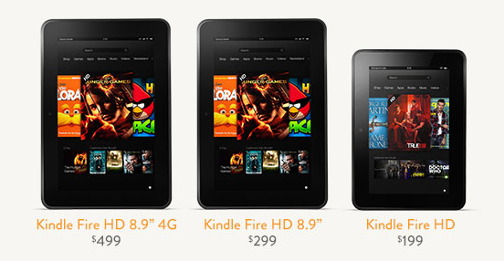 Amazon dévoile les nouveaux Kindle Fire HD et Kindle Paperwhite