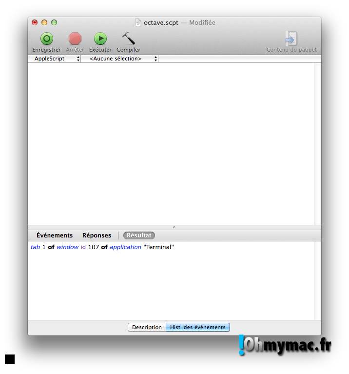 Ohmymac Trasformer un AppleScript en Application 02