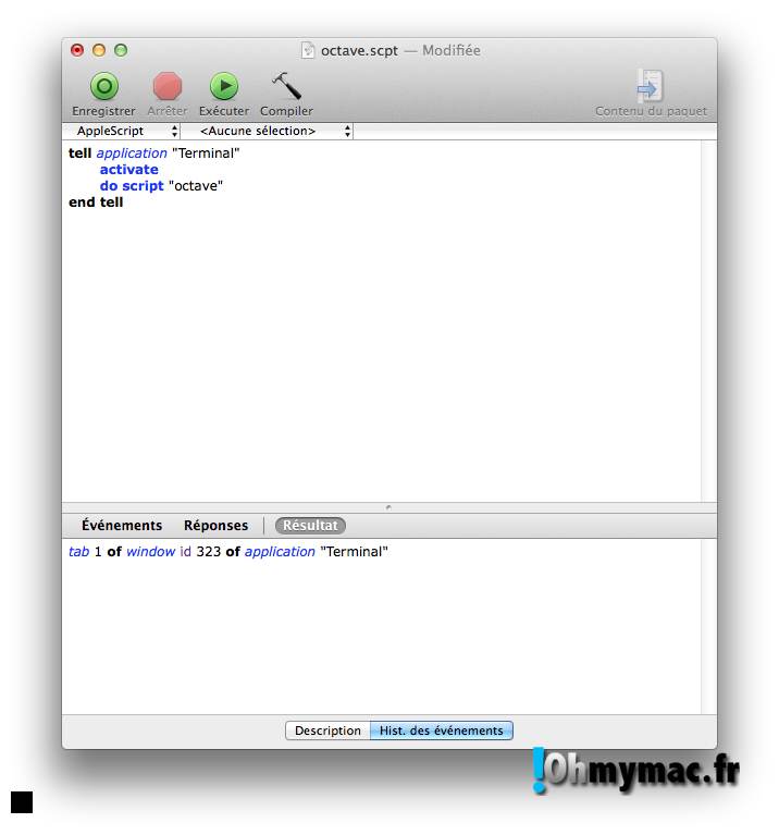 Ohmymac Trasformer un AppleScript en Application 03
