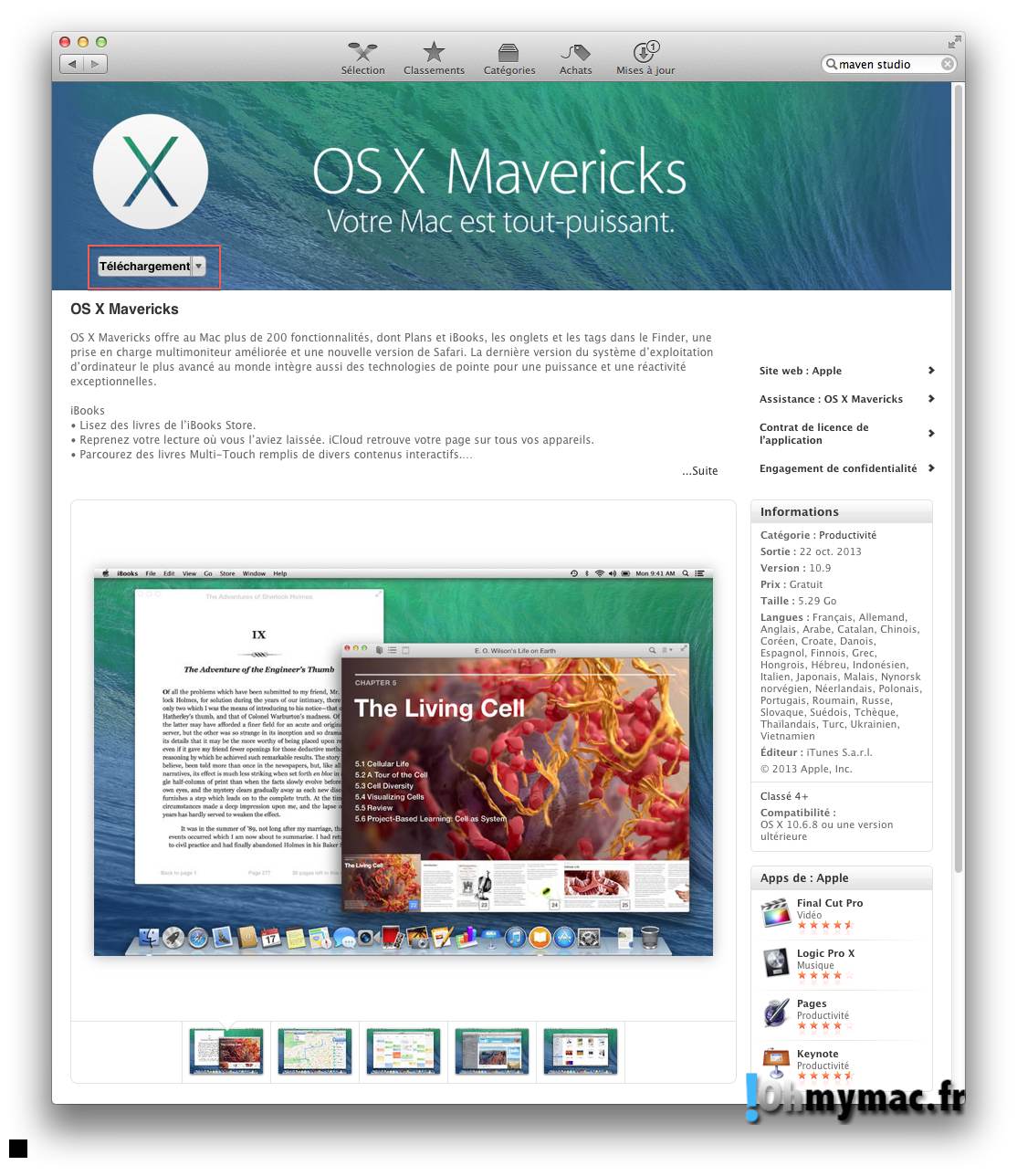 Faire une installation clean d'OS X Mavericks 06
