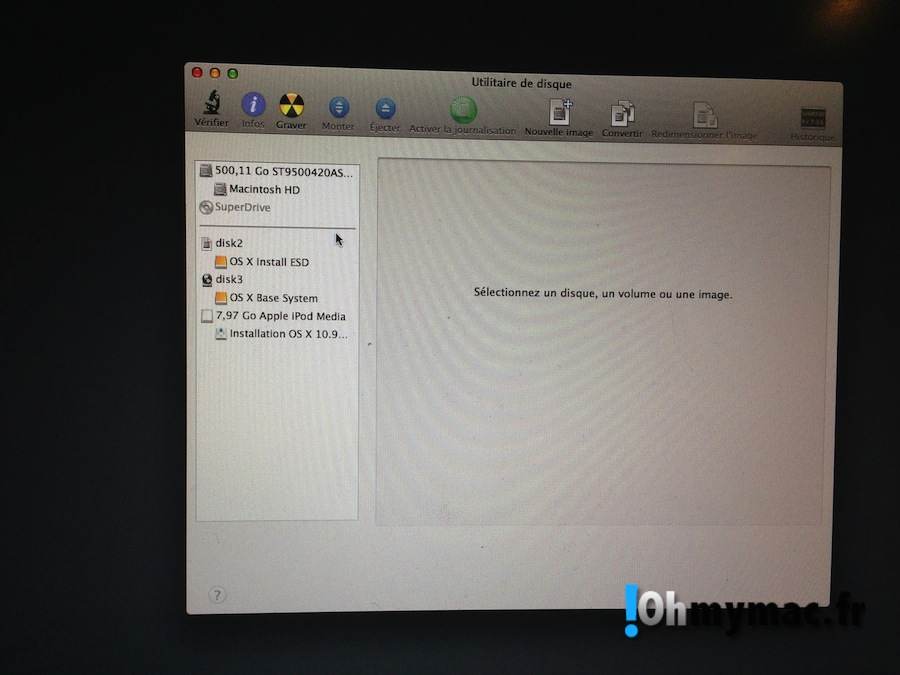 Faire une installation clean d'OS X Mavericks 10