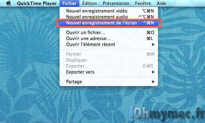 Réaliser un screencast avec Quicktime Player sur son Mac