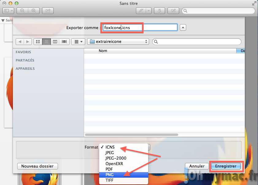 Extraire les icônes des applications sur votre Mac
