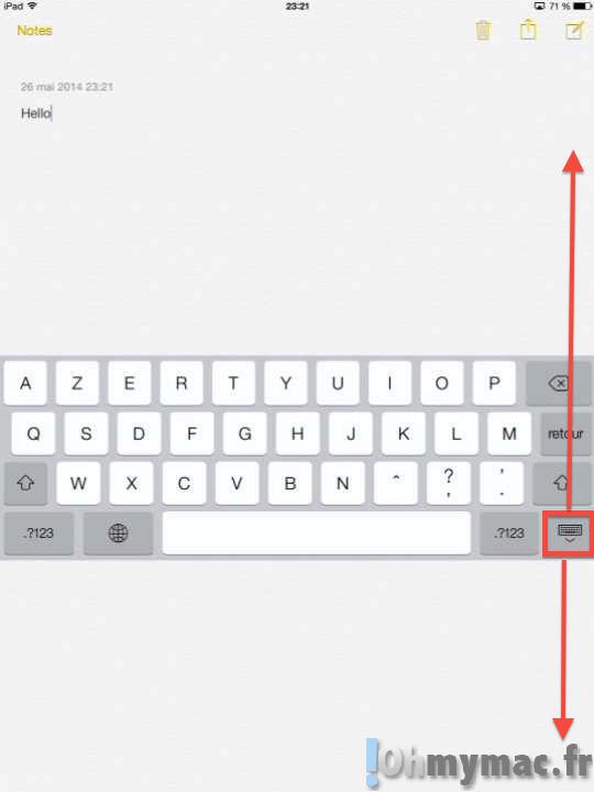 Clavier iPad: dissocier et détacher le clavier et taper plus vite
