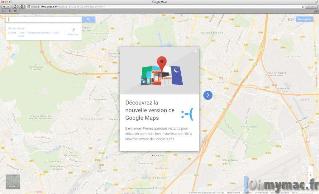Google Maps: retourner à l'ancienne version classique sur votre Mac