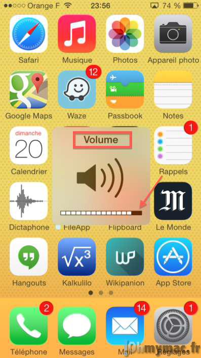 Mieux contrôler le volume de l'iPhone et de l'iPad avec les boutons de volume