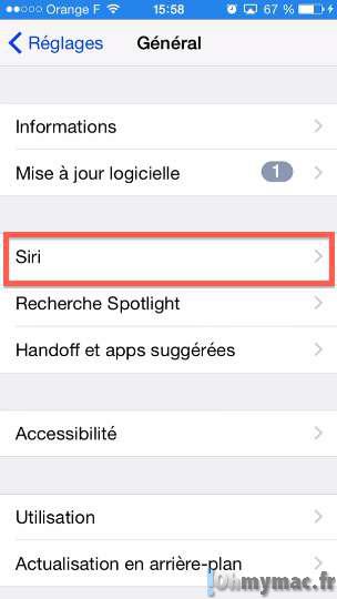 iOS 8: utiliser Siri sans les mains grâce à Dis Siri sur iPhone/iPad