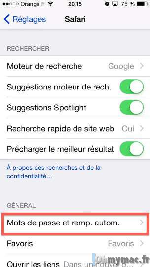 iOS 8: enregistrer une carte bancaire et l'utiliser avec l'auto