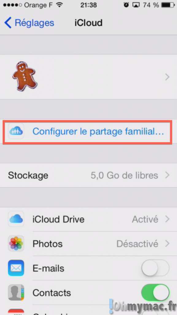 iOS 8, iCloud et Mac: activer le partage familial et partagez achats, photos, calendriers avec votre famille