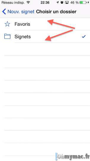 Marquer une page web comme un signet (marque-page) ou l'ajouter à la liste de lecture très rapidement sur iPhone/iPad