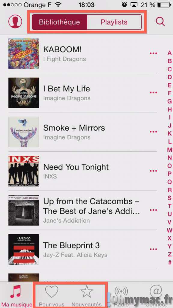 Désactiver Apple Music sur iPhone/iPad
