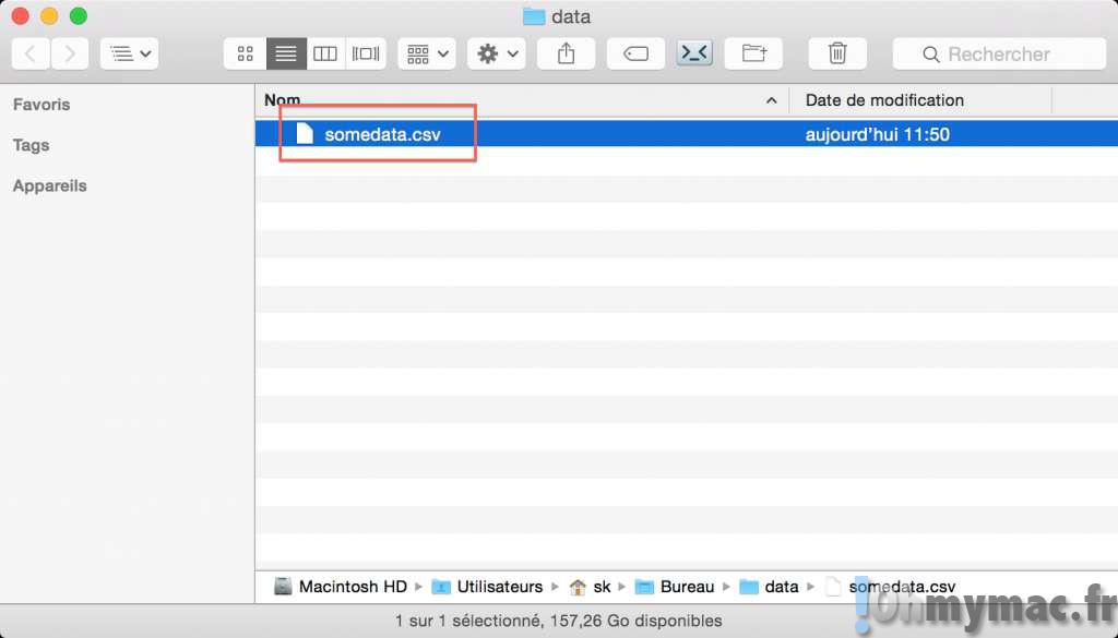 Excel Mac: ouvrir un fichier CSV