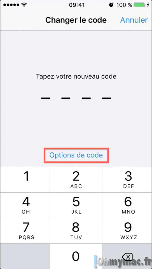 iOS 9: sécuriser son iPhone/iPad avec un code de verrouillage à 6 chiffres