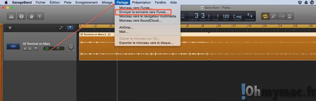 Créer une sonnerie personnalisée pour votre iPhone avec GarageBand et iTunes