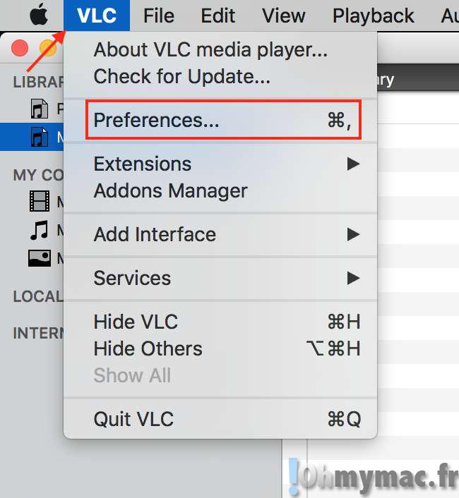 VLC répertoire vidéos: Créer un répertoire video/media avec VLC Mac